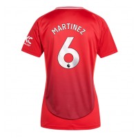 Camiseta Manchester United Lisandro Martinez #6 Primera Equipación Replica 2024-25 para mujer mangas cortas